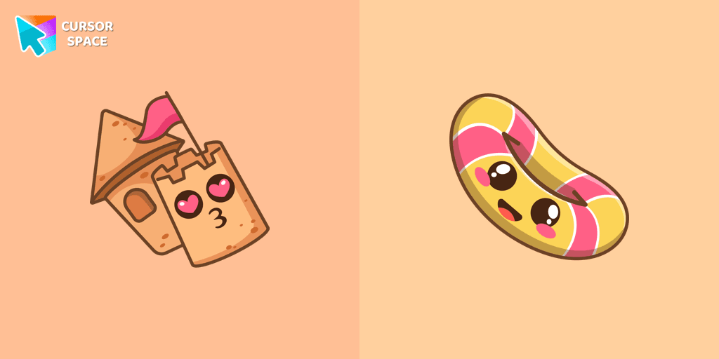 Kawaii Beach Attributes cursor